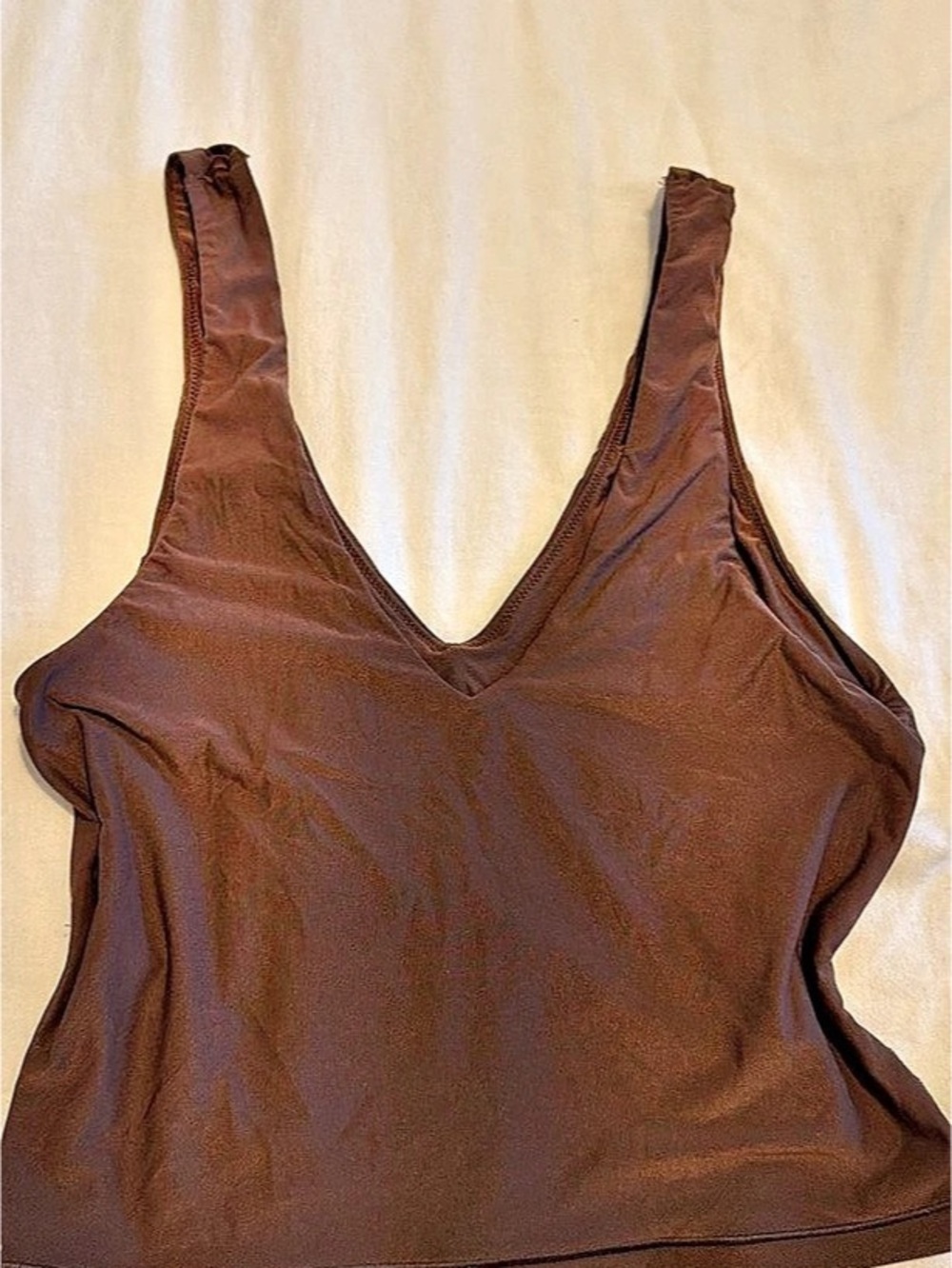 Aerie Smoothez Brown Tank Top Sz S